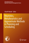 Cover: Heuristics, Metaheuristics and Approximate Methods in Planning and Scheduling - Springer