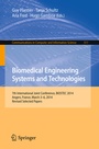 Cover: Biomedical Engineering Systems and Technologies - Springer