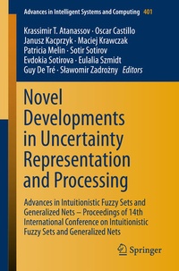 Enlarge image Cover: Novel Developments in Uncertainty Representation and Processing - Springer