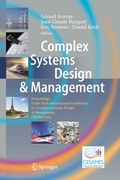 Cover: Complex Systems Design & Management - Springer