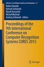 Cover: Proceedings of the 9th International Conference on Computer Recognition Systems CORES 2015 - Springer