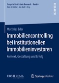 Cover: Immobiliencontrolling bei institutionellen Immobilieninvestoren - Springer Gabler
