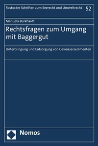 Abbildung von: Rechtsfragen zum Umgang mit Baggergut - Nomos