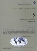 Cover: Klimaforschung in der DDR - Deutscher Wetterdienst www.dwd.de