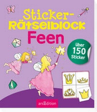Enlarge image Cover: Sticker-Rätselblock Feen - arsEdition