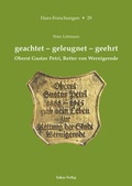 Cover: geachtet - geleugnet - geehrt - Lukas Verlag f&uuml;r Kunst- und Geistesgeschichte