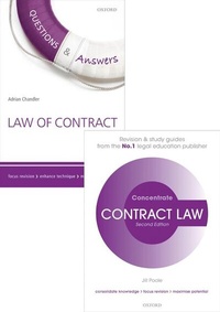 Abbildung von: Contract Law Revision Pack 2015 - Oxford University Press