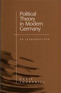 Cover: Political Theory in Modern Germany - Polity Press