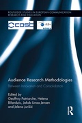 Cover: Audience Research Methodologies - Routledge