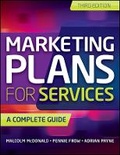 Cover: Marketing Plans for Services - A Complete Guide 3e - Wiley