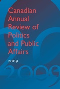 Cover: Canadian Annual Review of Politics and Public Affairs 2009 - University of Toronto Press