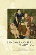 Cover: Landmark Cases in Family Law - Hart Publishing