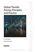 Cover: Global Transfer Pricing: Principles and Practice - Bloomsbury Professional