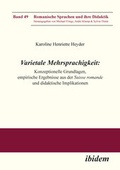 Cover: Varietale Mehrsprachigkeit - ibidem