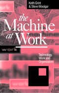 Cover: The Machine at Work - Polity Press