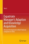 Cover: Expatriate Manager's Adaption and Knowledge Acquisition - Springer