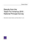 Cover: Results from the Teach for America 2015 National Principal Survey - RAND