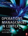 Cover: Operations Management in Context - Butterworth-Heinemann