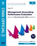 Cover: CIMA Learning System Management Accounting Performance Evaluation - CIMA Publishing