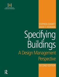 Enlarge image Cover: Specifying Buildings - Butterworth-Heinemann