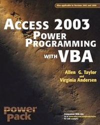 Abbildung von: Access 2003 Power Programming with VBA - Hungry Minds Inc,U.S.