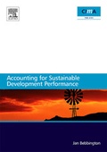 Cover: Accounting for sustainable development performance - CIMA Publishing