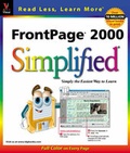 Cover: FrontPage 2000 Simplified - Hungry Minds Inc,U.S.