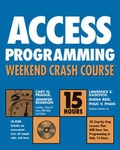Cover: Access X Programming Weekend Crash Course - Hungry Minds Inc,U.S.