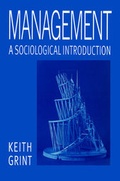 Cover: Management - Polity Press