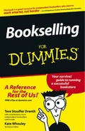 Cover: Bookselling For Dummies - Hungry Minds Inc,U.S.