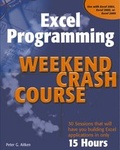 Bild: Excel Programming Weekend Crash Course - Hungry Minds Inc,U.S.