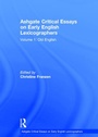 Cover: Ashgate Critical Essays on Early English Lexicographers - Routledge