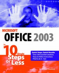 Enlarge image Cover: Microsoft Office 2003 in 10 Steps or Less - Hungry Minds Inc,U.S.