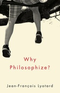 Cover: Why Philosophize? - Polity Press