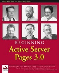 Enlarge image Cover: Beginning Active Server Pages 3.0 - Wrox Press