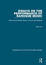 Cover: Essays on the Performance of Baroque Music - Routledge