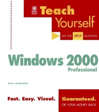 Enlarge image Cover: Teach Yourself Microsoft Windows 2000 Professional - Hungry Minds Inc,U.S.