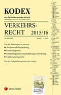 Cover: KODEX Verkehrsrecht 2015/16 - LexisNexis Verlag ARD ORAC GmbH