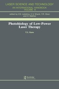 Cover: Photobiology Of Low-Power Lase - Routledge