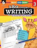 Cover: 180 Days (TM): Writing for Third Grade - Shell Educational Publishing