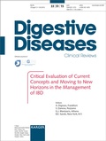 Cover: Critical Evaluation of Current Concepts and Moving to New Horizons in the Management of IBD - S. Karger