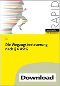 Cover: Die Wegzugsbesteuerung nach &sect; 6 AStG - NWB