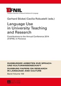 Cover: Language Use in University Teaching and Research - Peter Lang Verlag