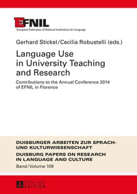 Abbildung von: Language Use in University Teaching and Research - Peter Lang Verlag