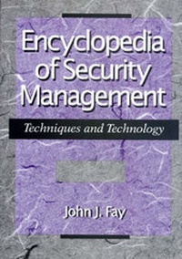Enlarge image Cover: Encyclopedia of Security Management - Butterworth-Heinemann