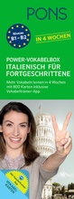 Cover: PONS Power-Vokabelbox Italienisch f&uuml;r Fortgeschrittene - PONS Langenscheidt