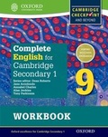 Cover: Complete English for Cambridge Lower Secondary Student Workbook 9 (First Edition) - Oxford University Press