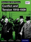 Cover: Oxford AQA History for GCSE: Conflict and Tension: The Inter-War Years 1918-1939 - Oxford University Press