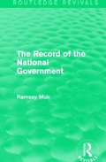 Cover: The Record of the National Government - Routledge