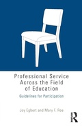 Cover: Professional Service Across the Field of Education - Routledge